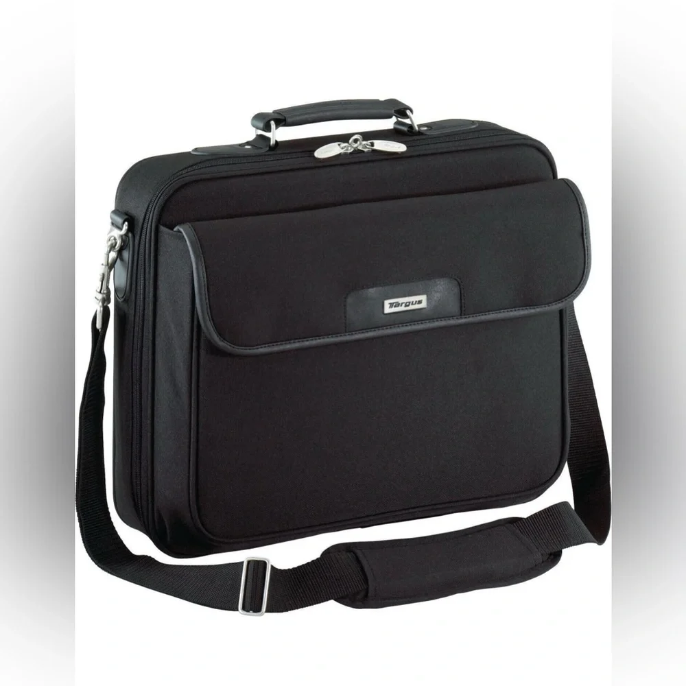 Targus Black Laptop Briefcase with Shoulder Strap